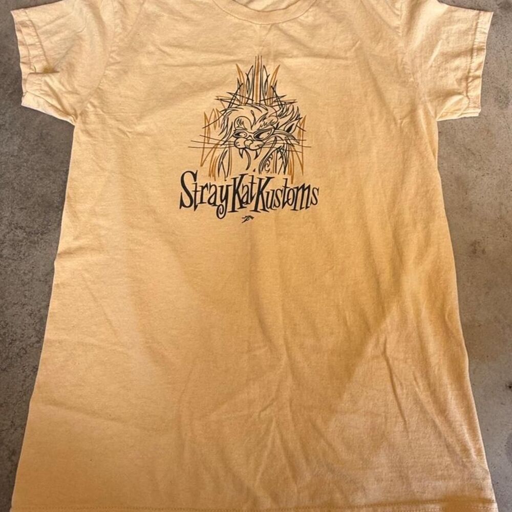 Unbranded Men's Orange and Yellow T-shirt